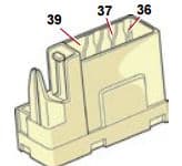 Citroen C4 Mk1 – dodatkowa skrzynka kabinowa F36 F37 F39 Citroen C4 Mk1 2004-2010 - dodatkowa skrzynka bezpieczników F36 F37 F39 w kabinie