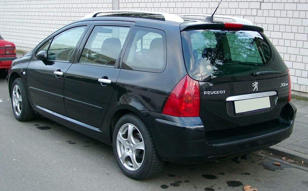 Peugeot 307 SW (2006 2008) bezpieczniki schemat
