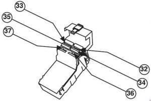 Diagram bezpieczników Audi 100 C3 1989-1991, lokalizacja i układ.