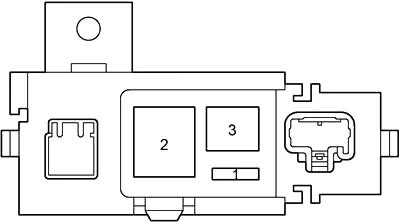 Toyota Prius NHW11 - MAIN i DC/DC-S Schemat bloku wkładek MAIN 120 A i DC/DC-S 5 A przy akumulatorze 12 V Toyota Prius NHW11