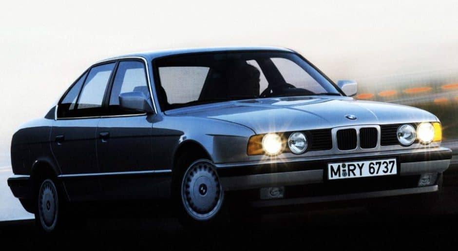 BMW 540i E34 (19911994) bezpieczniki schemat