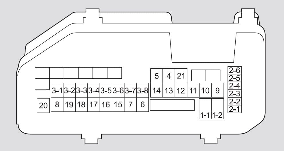 Honda Accord VIII 2008-2012, fuse box location and diagram, automotive electrical system.