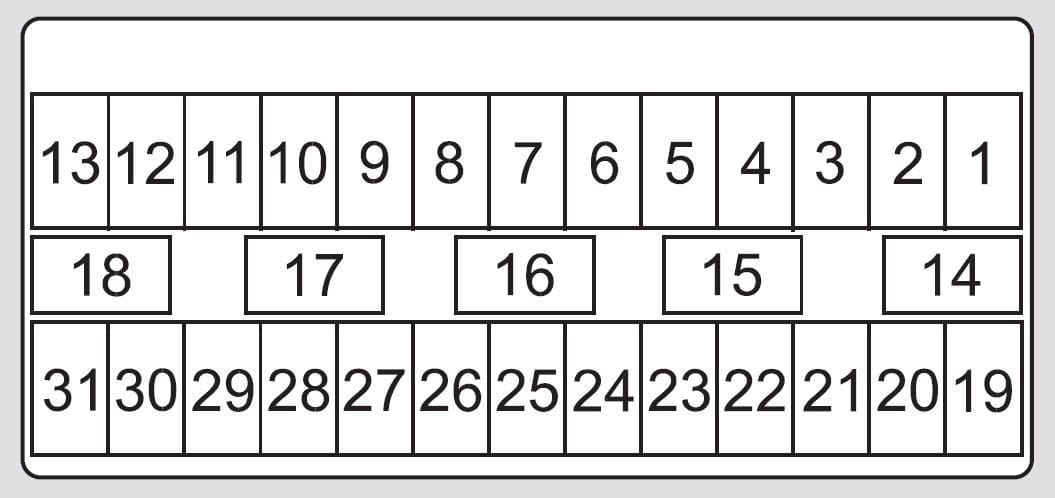 Honda Accord VIII 2008-2012, fuse box location and diagram, automotive electrical system.