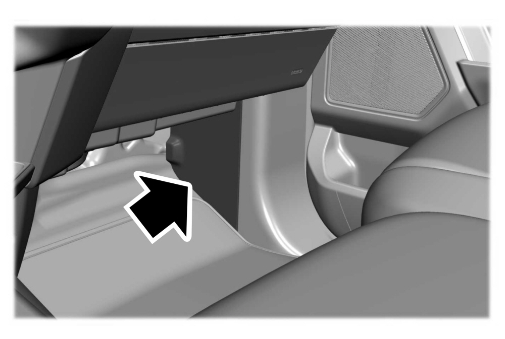 Ford Expedition 2022 - lokalizacja panelu BCM Ford Expedition 2022 - lokalizacja panelu bezpieczników BCM w nogach pasażera